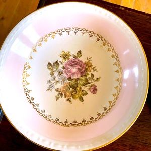 Homer Laughlin Eggshell Georgian Open Rose Pattern. Vintage China bowls.